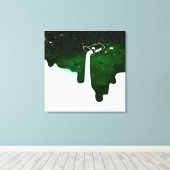 Opgegoten uitgerekte canvasprint canvas afdruk (Insitu (Houten vloer))