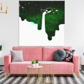 Opgegoten uitgerekte canvasprint canvas afdruk (Insitu (Woonkamer))