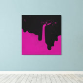 Opgegoten uitgerekte canvasprint canvas afdruk (Insitu (Houten vloer))