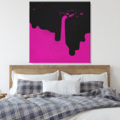 Opgegoten uitgerekte canvasprint canvas afdruk (Insitu (Slaapkamer))