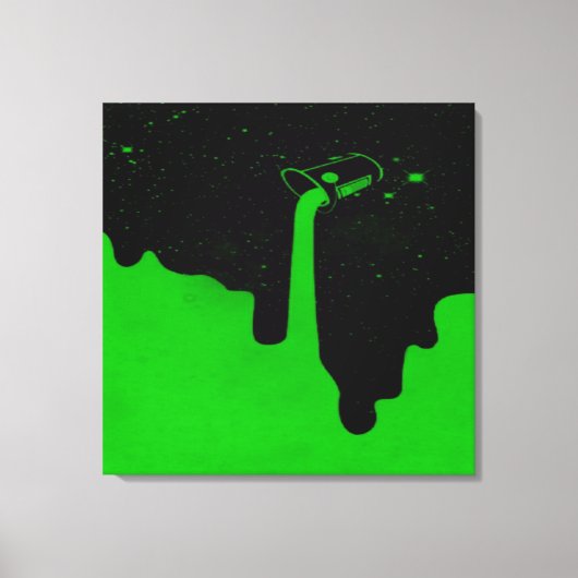Opgegoten uitgerekte canvasprint canvas afdruk (Voorkant)