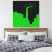 Opgegoten uitgerekte canvasprint canvas afdruk (Insitu (Slaapkamer))