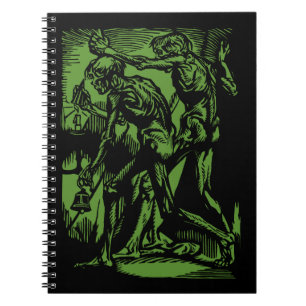 Opgegrauwde horrorverhalen van dode mijnwerkers vo notitieboek