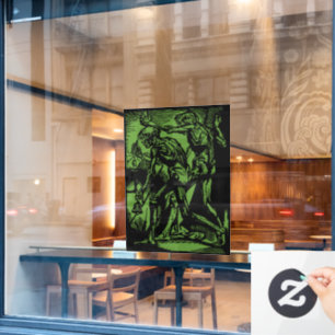 Opgegraven Horrors van Dode Mijnwerkers voor Hallo Raamsticker
