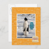 Opgegroeid door pinguïns briefkaart (Voorkant / Achterkant)