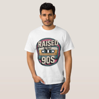 Opgegroeid in de 90s Retro Vintage T-shirt
