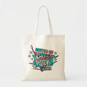 Opgegroeid in de jaren 80 rockmuziek tote bag