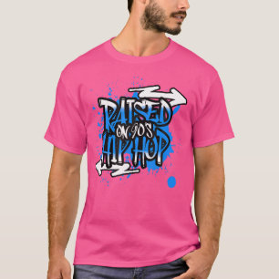 Opgegroeid in de jaren 90 hiphop t-shirt