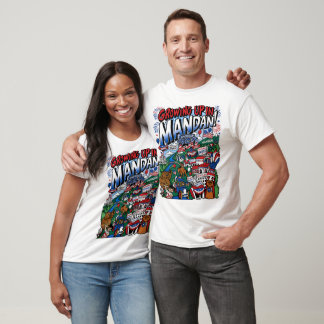 Opgegroeid in Mandan Amerika 250 T-shirt