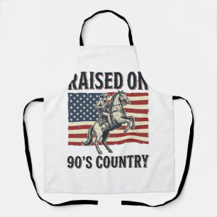Opgegroeid met 90s Country Cowboy Western T-shirto Schort