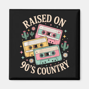 Opgegroeid met country-muziek uit de jaren 90 Retr Magneet