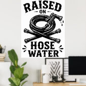 Opgegroeid met slangwater poster (Thuiskantoor)