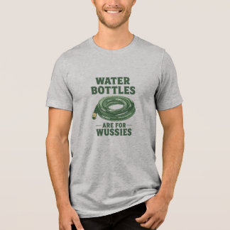 Opgegroeid met tuinslangwater Tri-Blend shirt