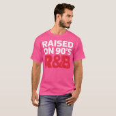 Opgegroeid op 90's RB DJ Music T-shirt (Voorkant volledig)