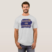 Opgegroeid op het platteland met een Cowboy Pet T-shirt (Voorkant volledig)