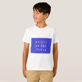 Opgegroeid op het strand: een nautisch ontwerp t-shirt (Voorkant volledig)