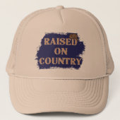 Opgegroeid op land trucker pet (Voorkant)