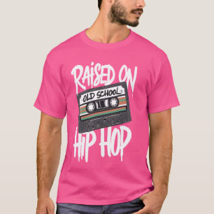 Opgegroeid op Old School Hip Hop Cassette Dope 90s T-shirt