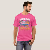 Opgegroeid op Old School Hip Hop Tshirt Cassette G (Voorkant volledig)