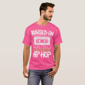 Opgegroeid op Old School Hip Hop Tshirt Cassette G (Voorkant volledig)