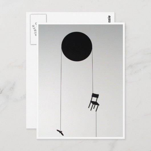 opgehangen briefkaart (Voorkant / Achterkant)