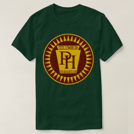 Opgeheven Columbus Panhandles Team T-shirt (Design voorkant)