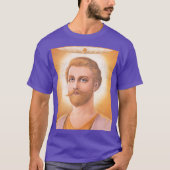 Opgeklommen Meester Saint Germain-7th Ray Master T-shirt (Voorkant)