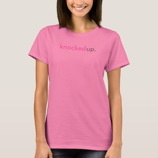opgeklopt. t-shirt (Voorkant)