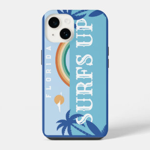 OPGEKUSTOMISEERDE SURFS UP FLORIDA iPhone 14 HOESJE