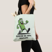 Opgeladen batterij  tote bag (Dichtbij)