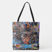 OPGELADEN EN KLAAR TOTE BAG (Voorkant)