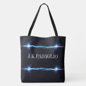OPGELADEN EN KLAAR TOTE BAG (Achterkant)