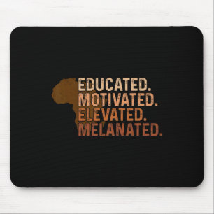 Opgeleid Gemotiveerd Verheven Melanated Zwarte Tro Muismat