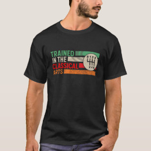 Opgeleid in de klassieke kunst Handleiding Transmi T-shirt