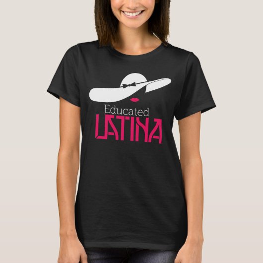 Opgeleid Latina Afstuderen T-shirt (Voorkant)