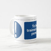 opgeleid personeel koffiemok (Voorkant links)