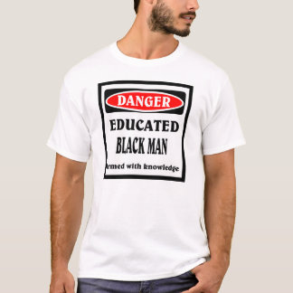 Opgeleid zwart Man T-shirt
