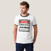 Opgeleide Afrikaanse Amerikaan. T-shirt (Voorkant volledig)