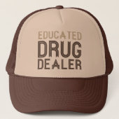 Opgeleide drugsdealer (apotheker) trucker pet (Voorkant)