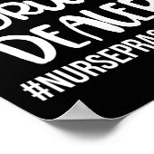 Opgeleide drugsdealer Funny Neurse Practitioner Af Poster (Hoek)