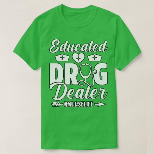 Opgeleide drugsverpleger t-shirt (Design voorkant)