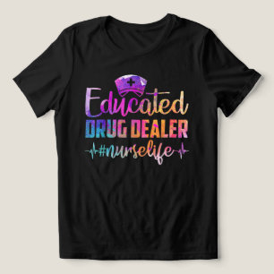 Opgeleide drugsverpleger Zuster Life Funny Zuster Tri-Blend Shirt