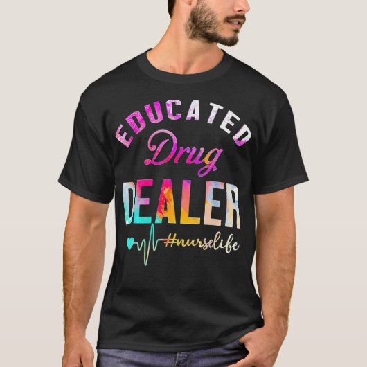 Opgeleide drugsverslaafden t-shirt (Voorkant)