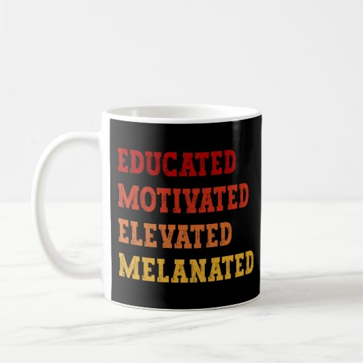 Opgeleide Gemotiveerde Gemelaneerde Leraar Cool Koffiemok (Links)