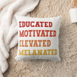 Opgeleide Gemotiveerde Gemelaneerde Leraar Cool Kussen