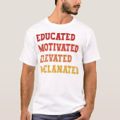 Opgeleide Gemotiveerde Gemelaneerde Leraar Cool T-shirt (Voorkant)