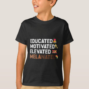 Opgeleide Gemotiveerde Verhoogde GeMelaneerde Afri T-shirt