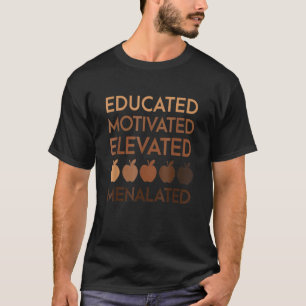 Opgeleide Gemotiveerde Verhoogde GeMelaneerde Afri T-shirt