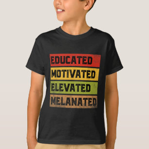 Opgeleide Gemotiveerde Verhoogde Gemelaneerde BHM T-shirt