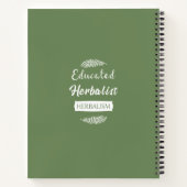 Opgeleide Herboristen natuurlijke geneeskunde Notitieboek (Achterkant)